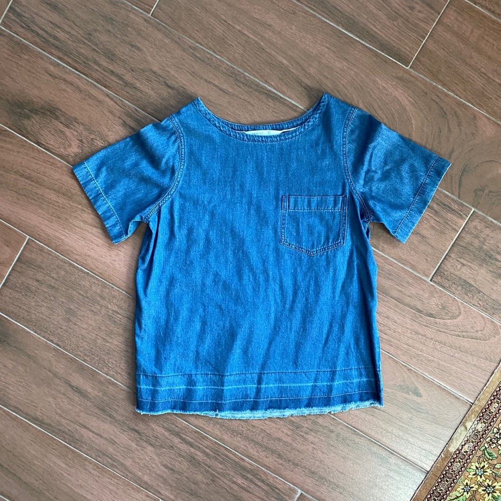 Crafted by Lee Chambray Top